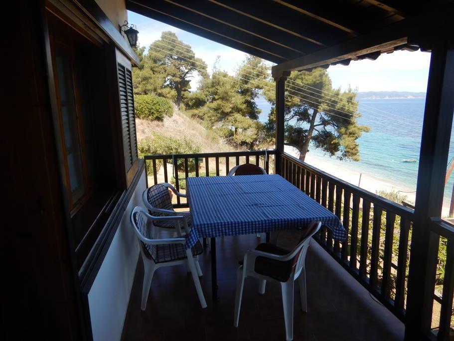 Sangue Blu Beachfront Villa Apartment Ájosz Nikólaosz Kültér fotó